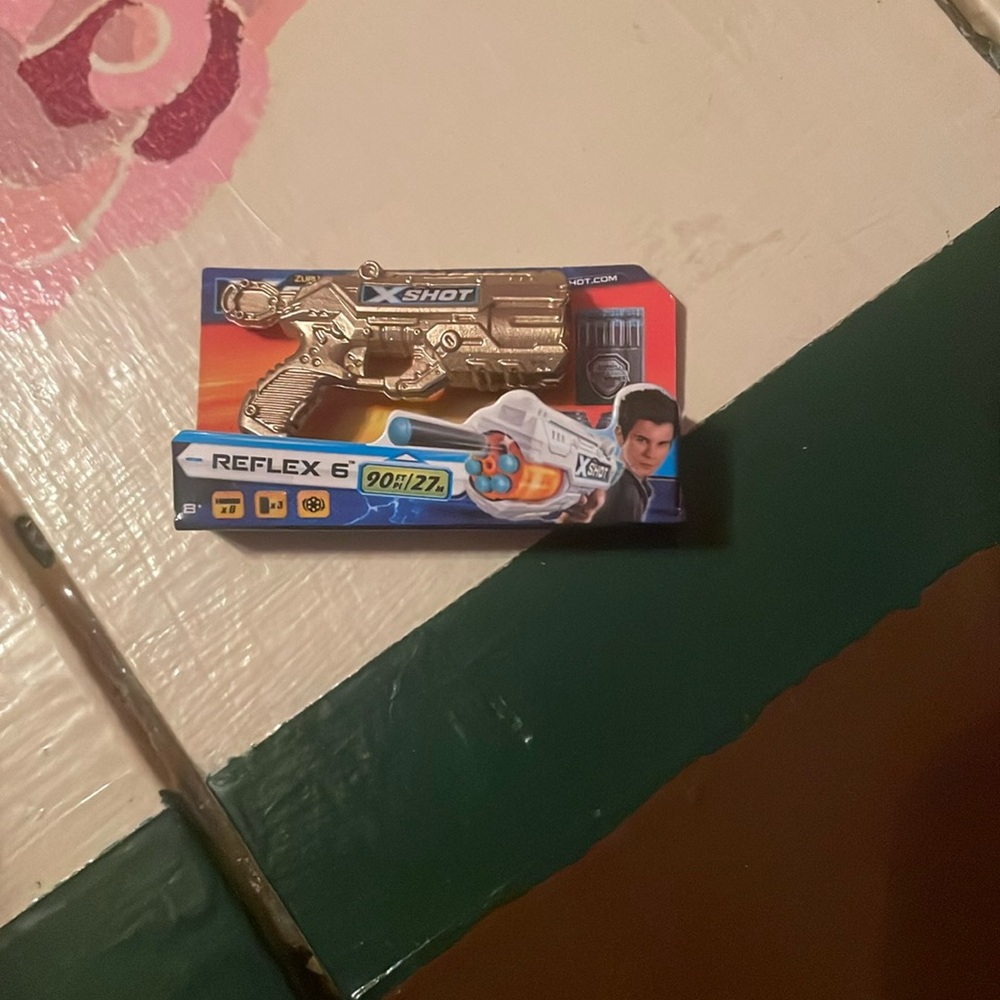 Gold Nerf Gun Mini Brand (rare)